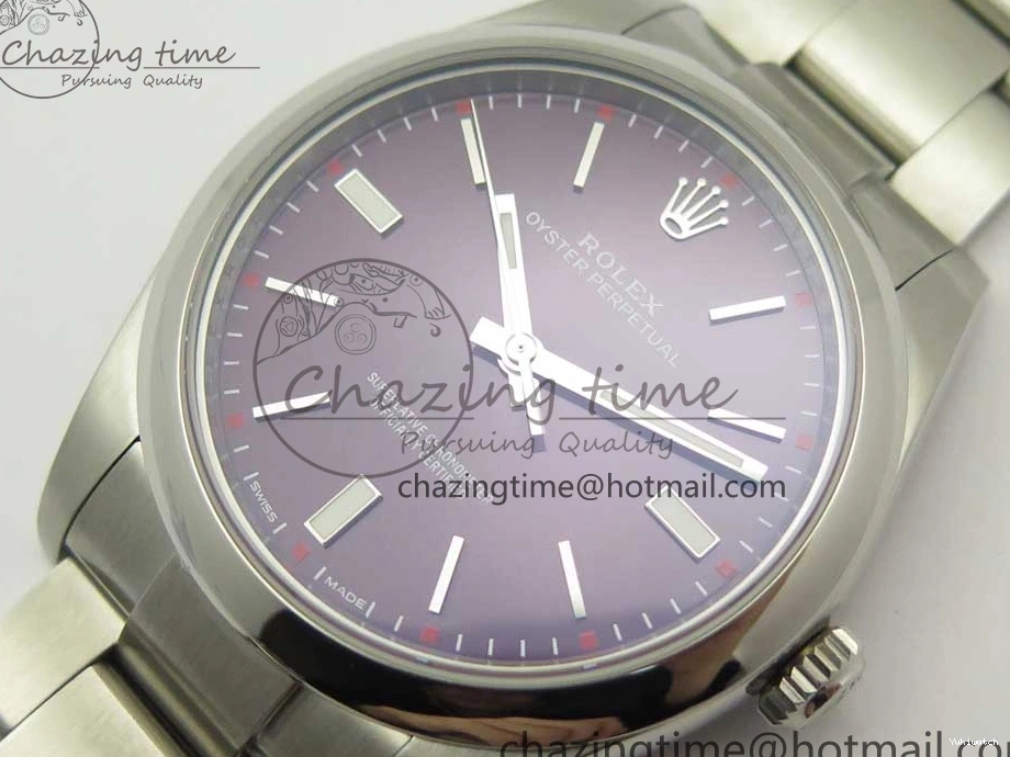 Perpetual A2836 on 1:1 Edition Oyster Bracelet Grape 39mm UBF Best Dial 114300 SS 1128